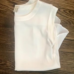 JCREW IVORY TANK TOP